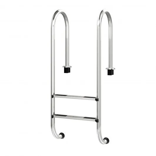 2-Step Swimming Pool Ladder Stainless Steel with Non-Slip Steps