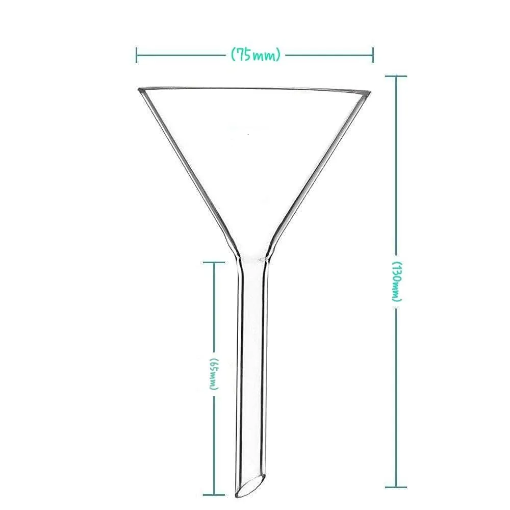 3in 75mm Glass Transparent Funnel