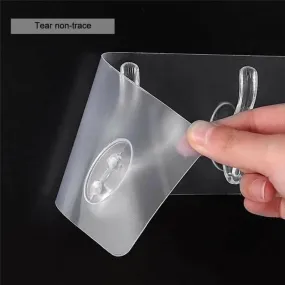 Adhesive Transparent Wall Hanger Hooks