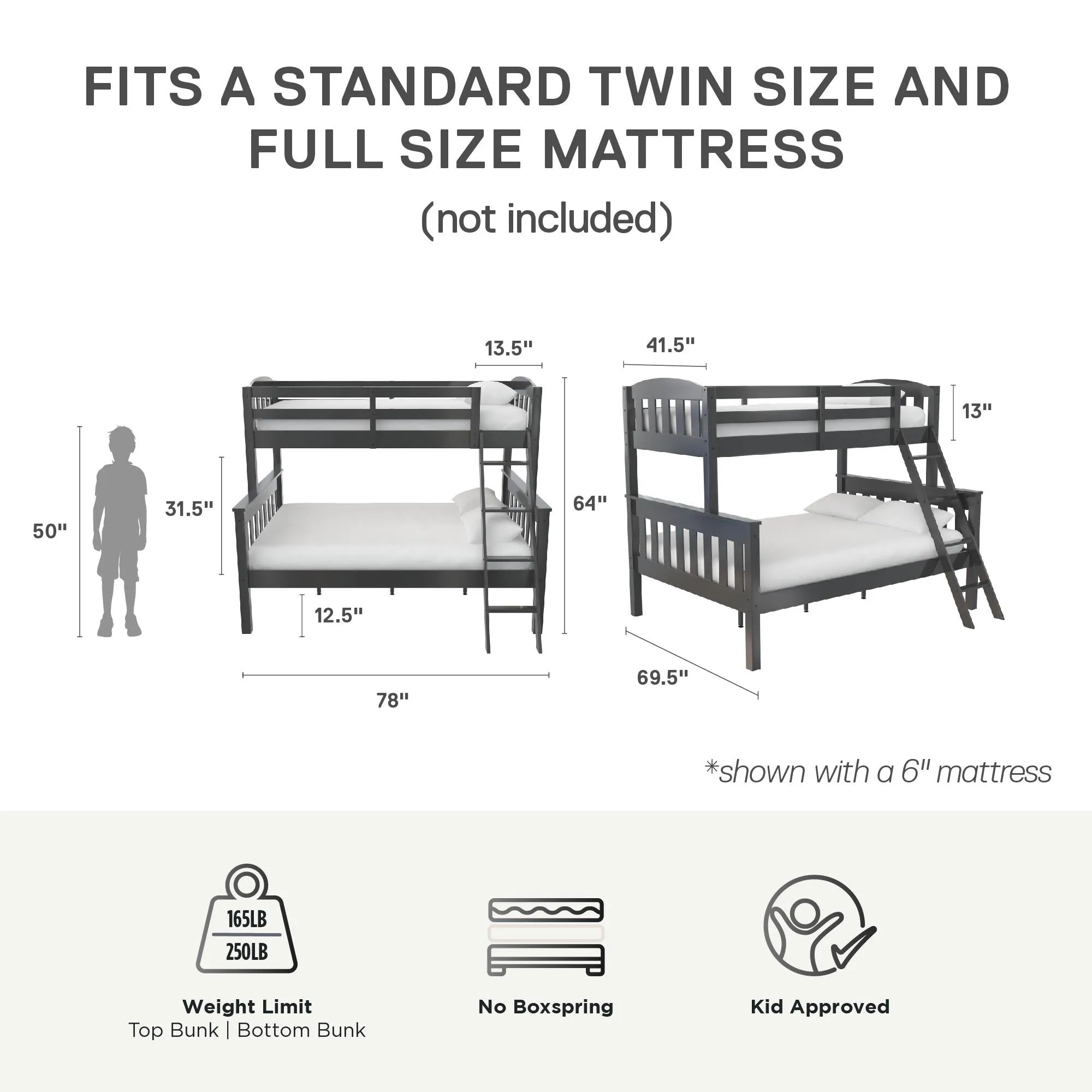 Airlie Wood Bunk Bed