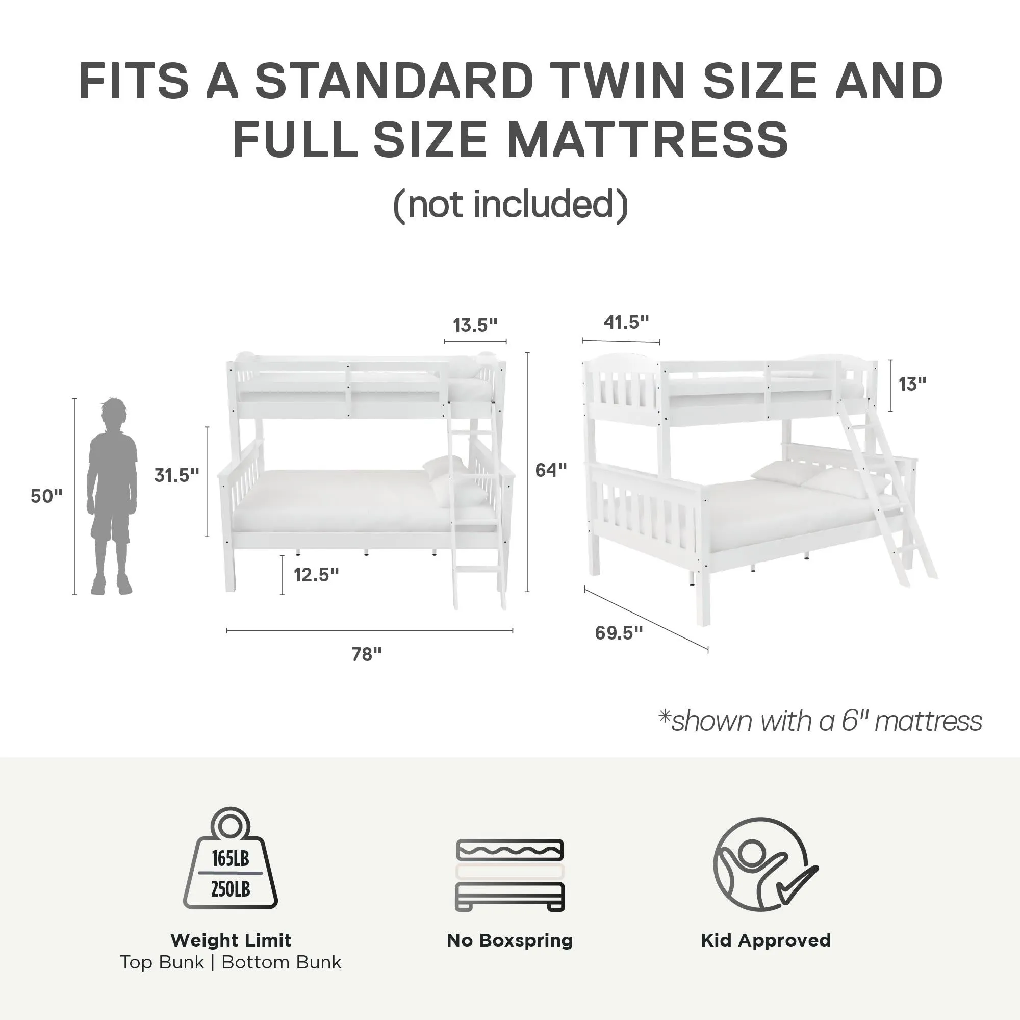 Airlie Wood Bunk Bed