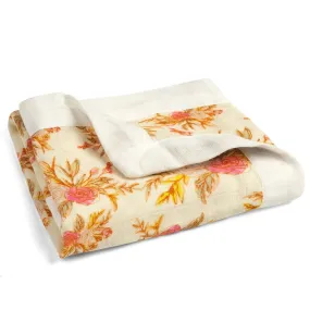 Bamboo Two Layer Muslin Mini Lovey - Vintage Floral