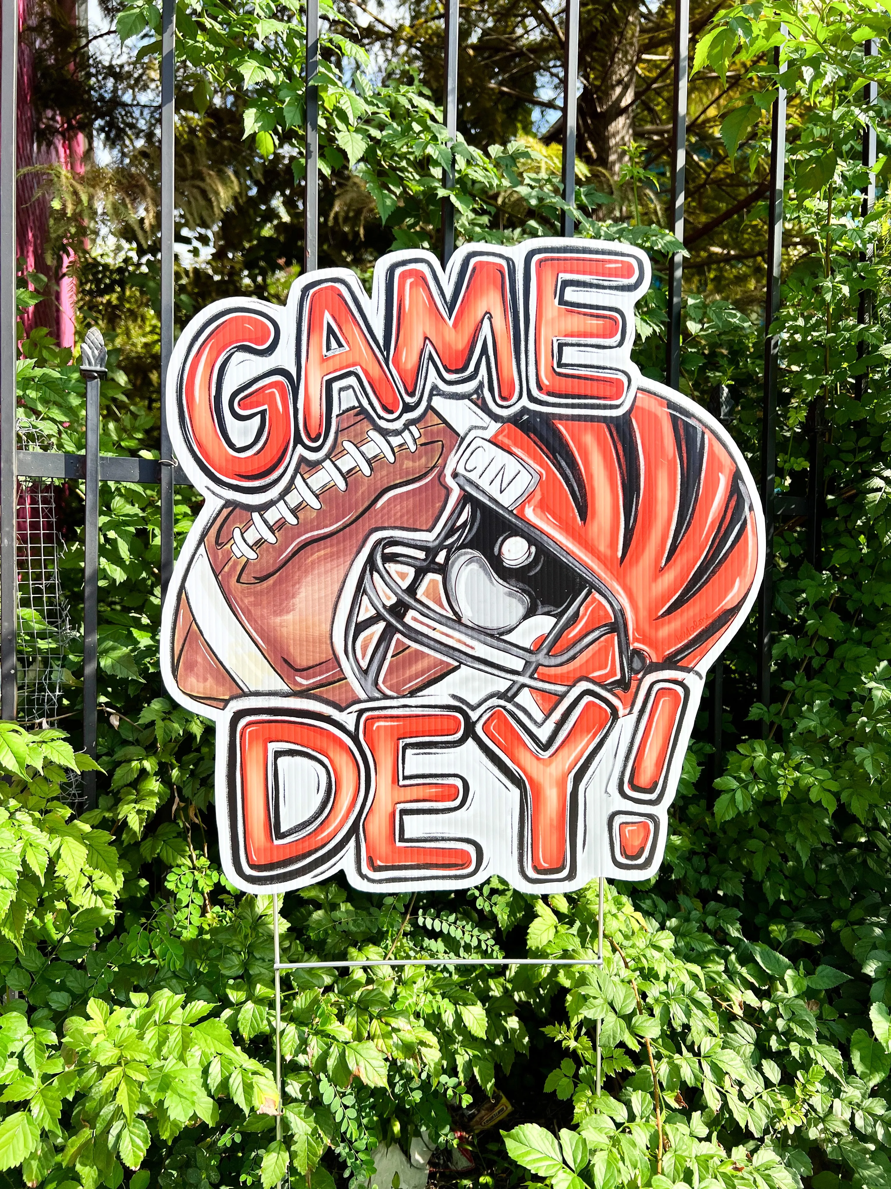 Bengals Game Dey Yard Sign - ONLINE EXCLUSIVE