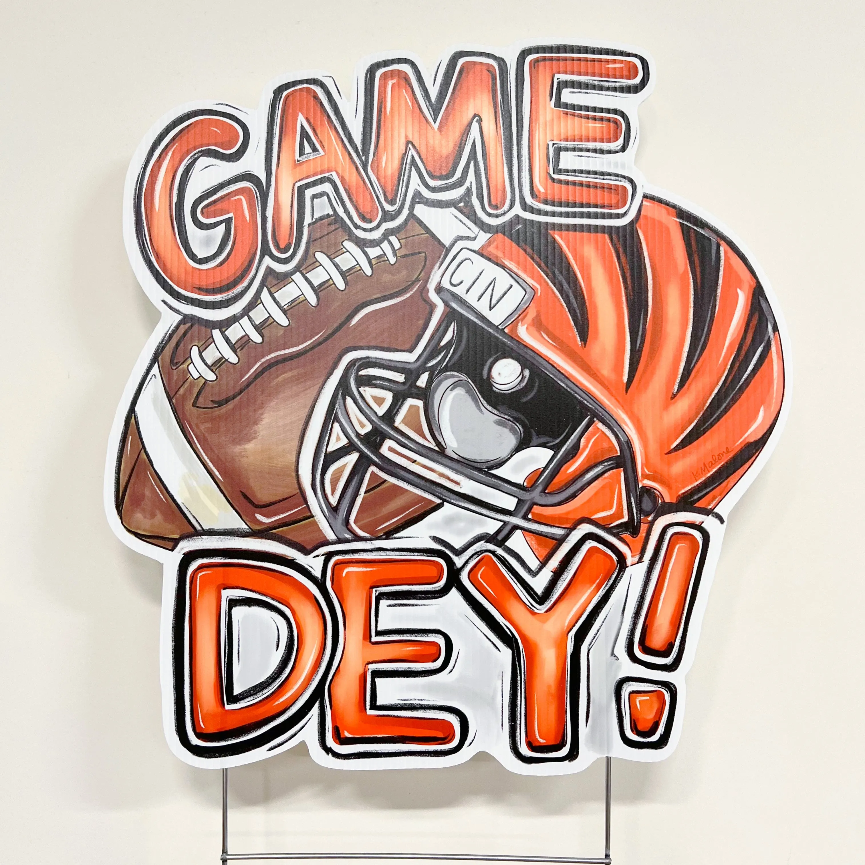 Bengals Game Dey Yard Sign - ONLINE EXCLUSIVE