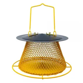 Black & Yellow Collapsible Mesh Feeder