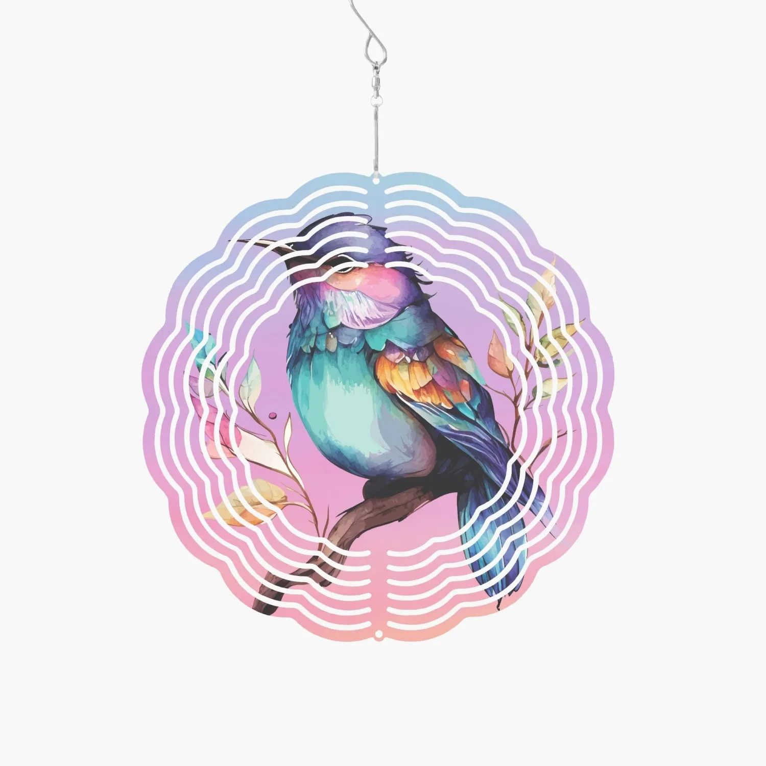 Blue Bird Wind Spinner