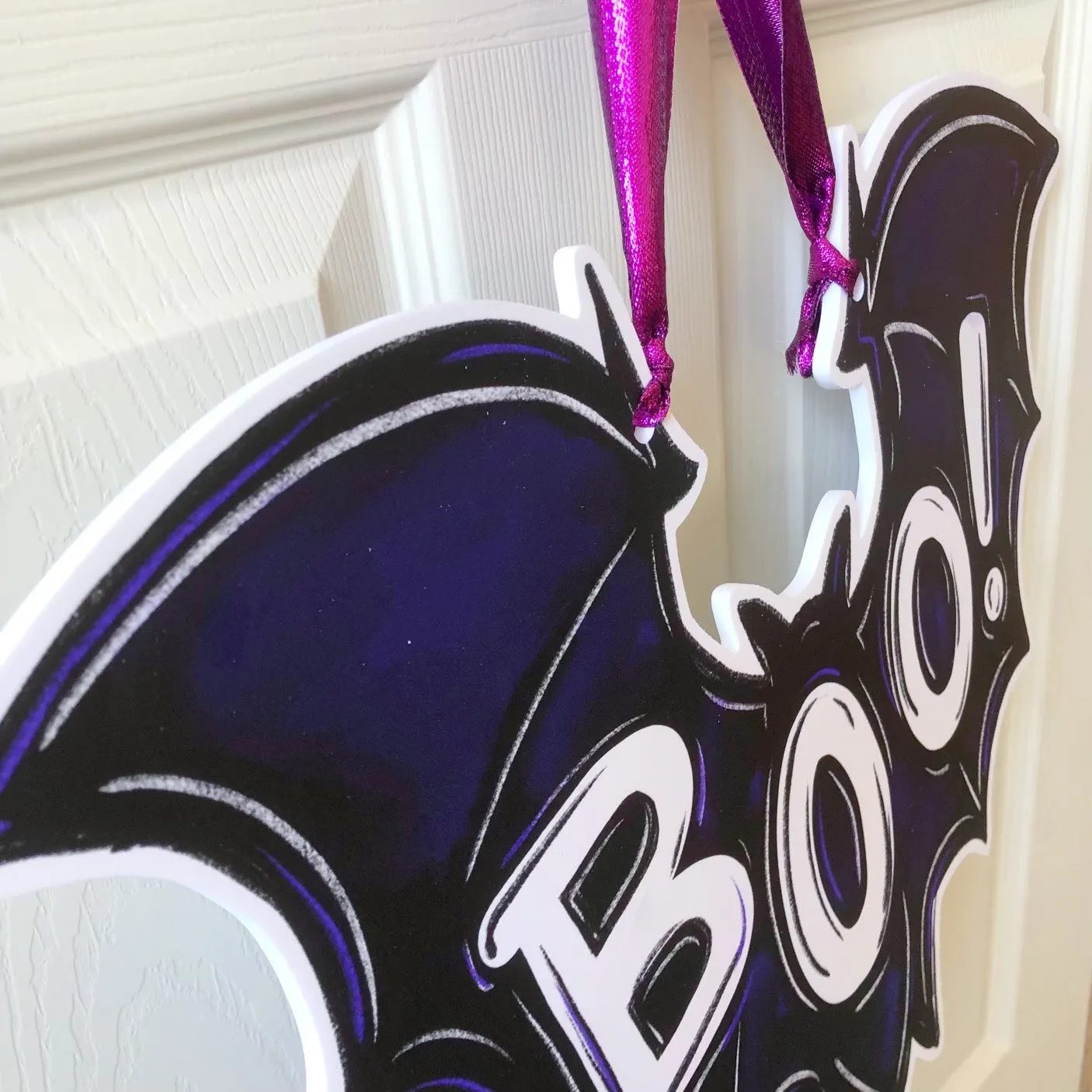 Boo! Bat Door Hanger