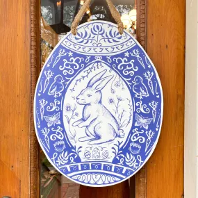 Chinoiserie Easter Egg Door Hanger