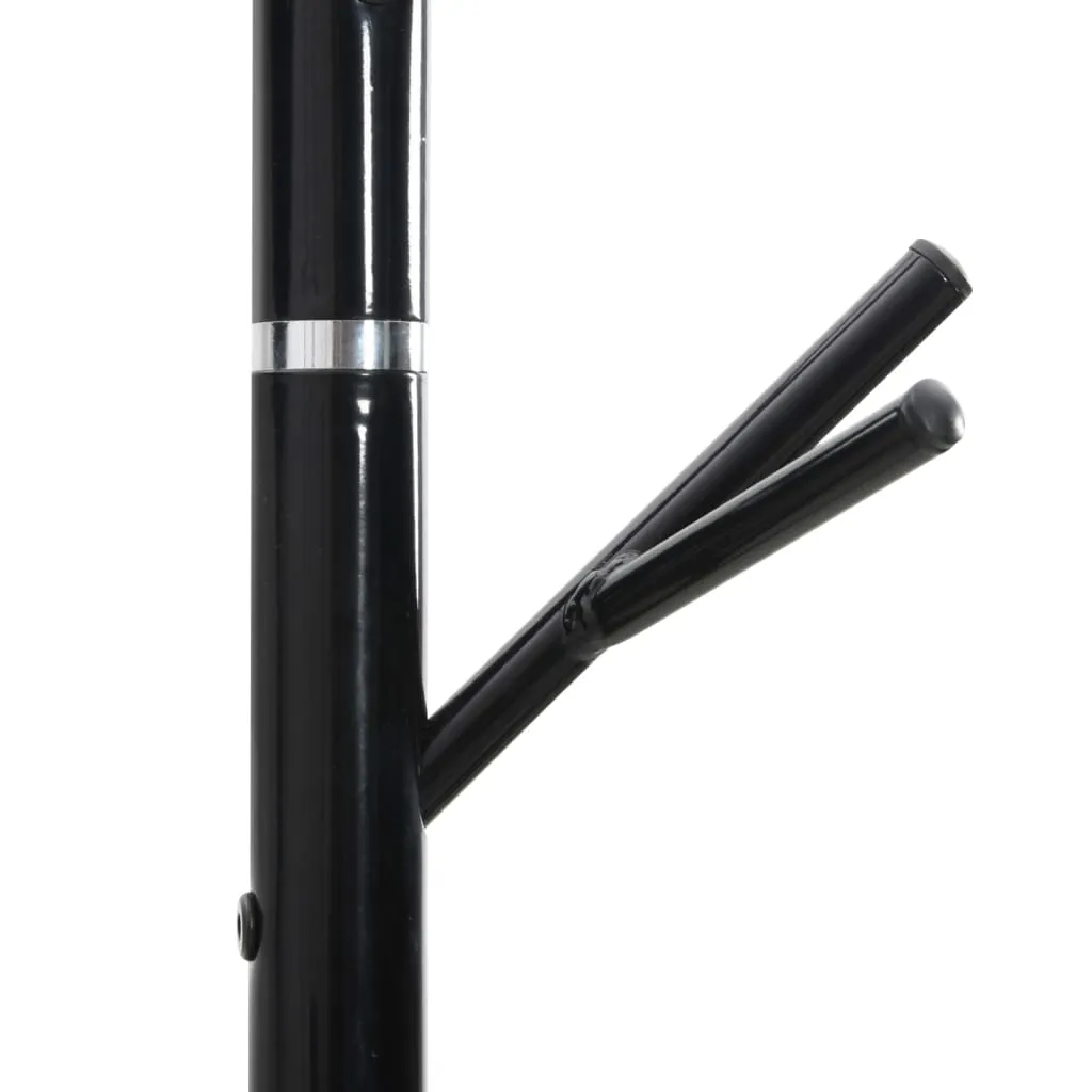 Coat Stand Black 175 cm Powder-coated Iron