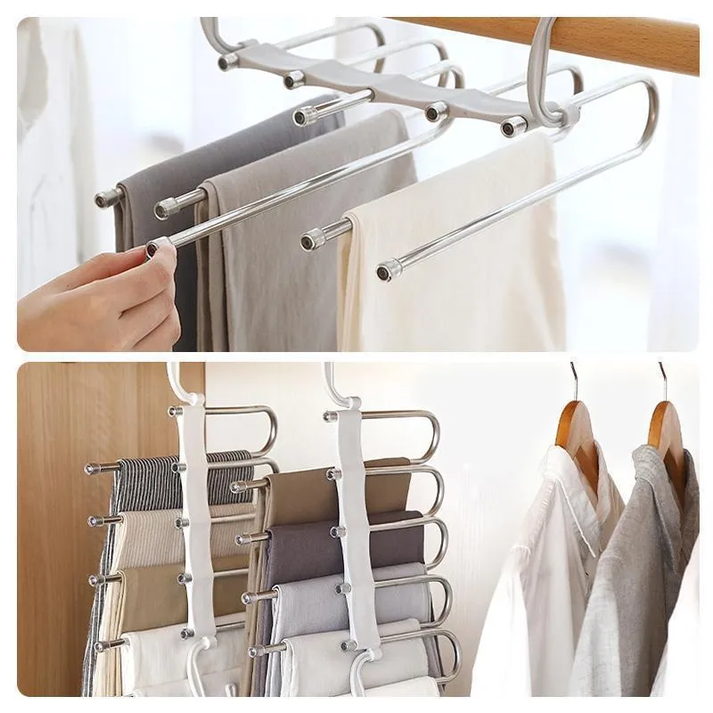 Collapsible pants hanger