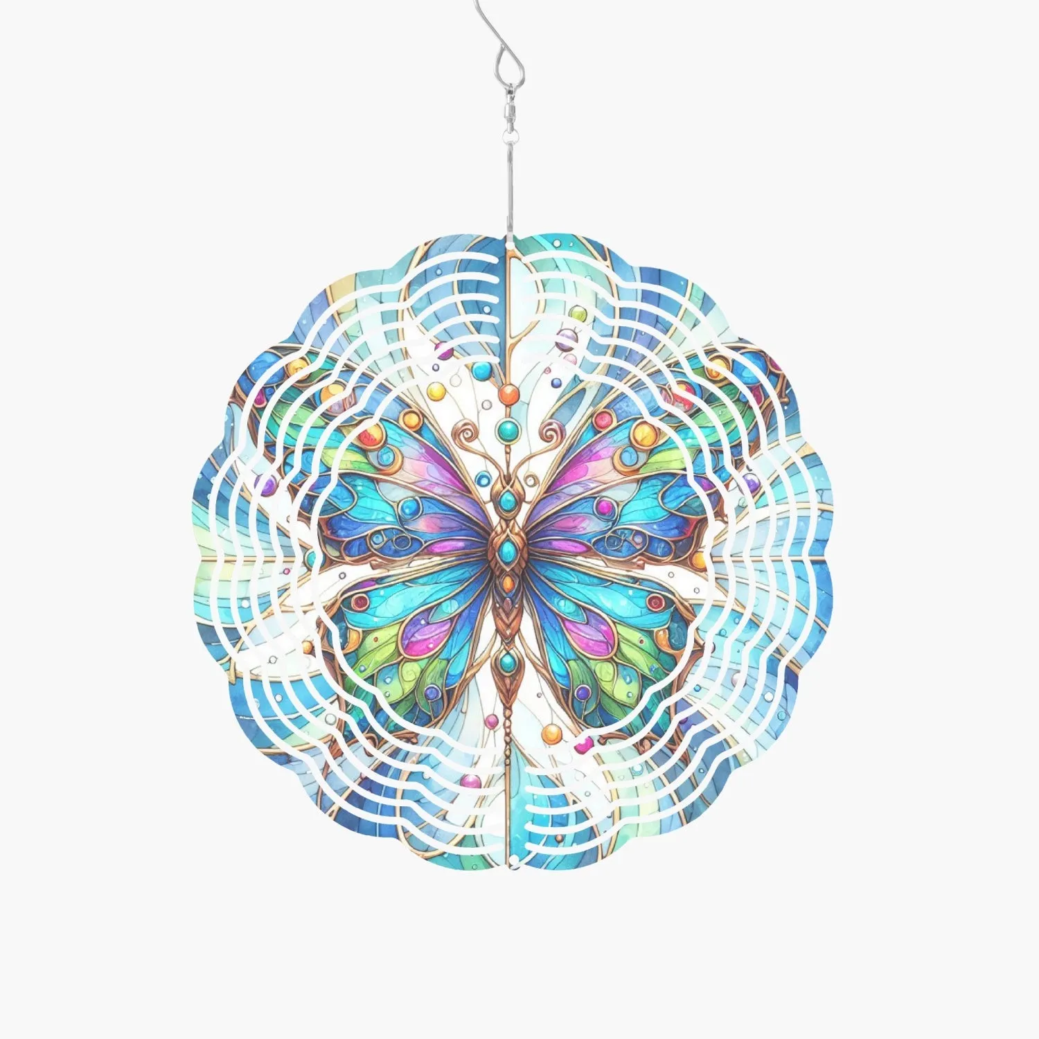 Color of Hope Wind Spinner