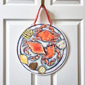 Crab Boil Door Hanger - ONLINE EXCLUSIVE