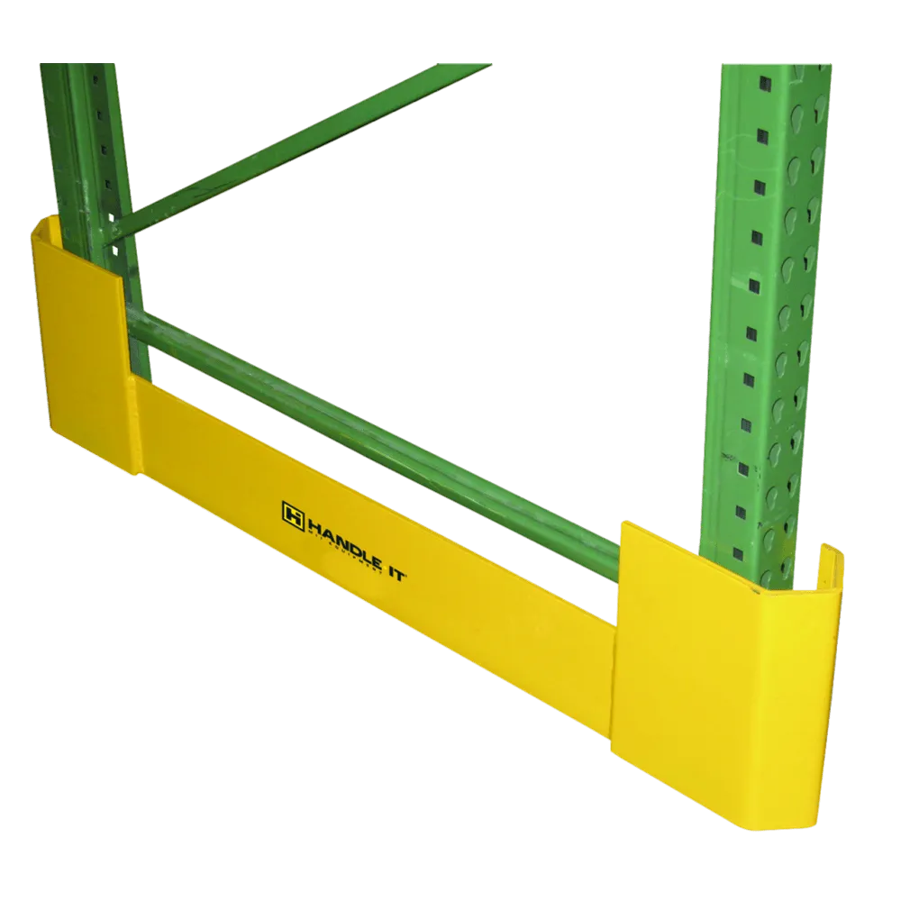 Double Ended Space-Saving End of Aisle Rack Protector