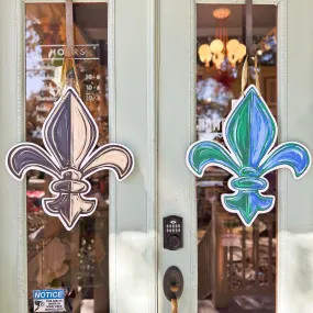 Double Sided FDL Door Hanger: Tulane/Saints