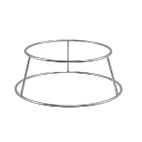 GenWare Silver Anti-Slip Round Buffet Riser 10cm - Pack 1