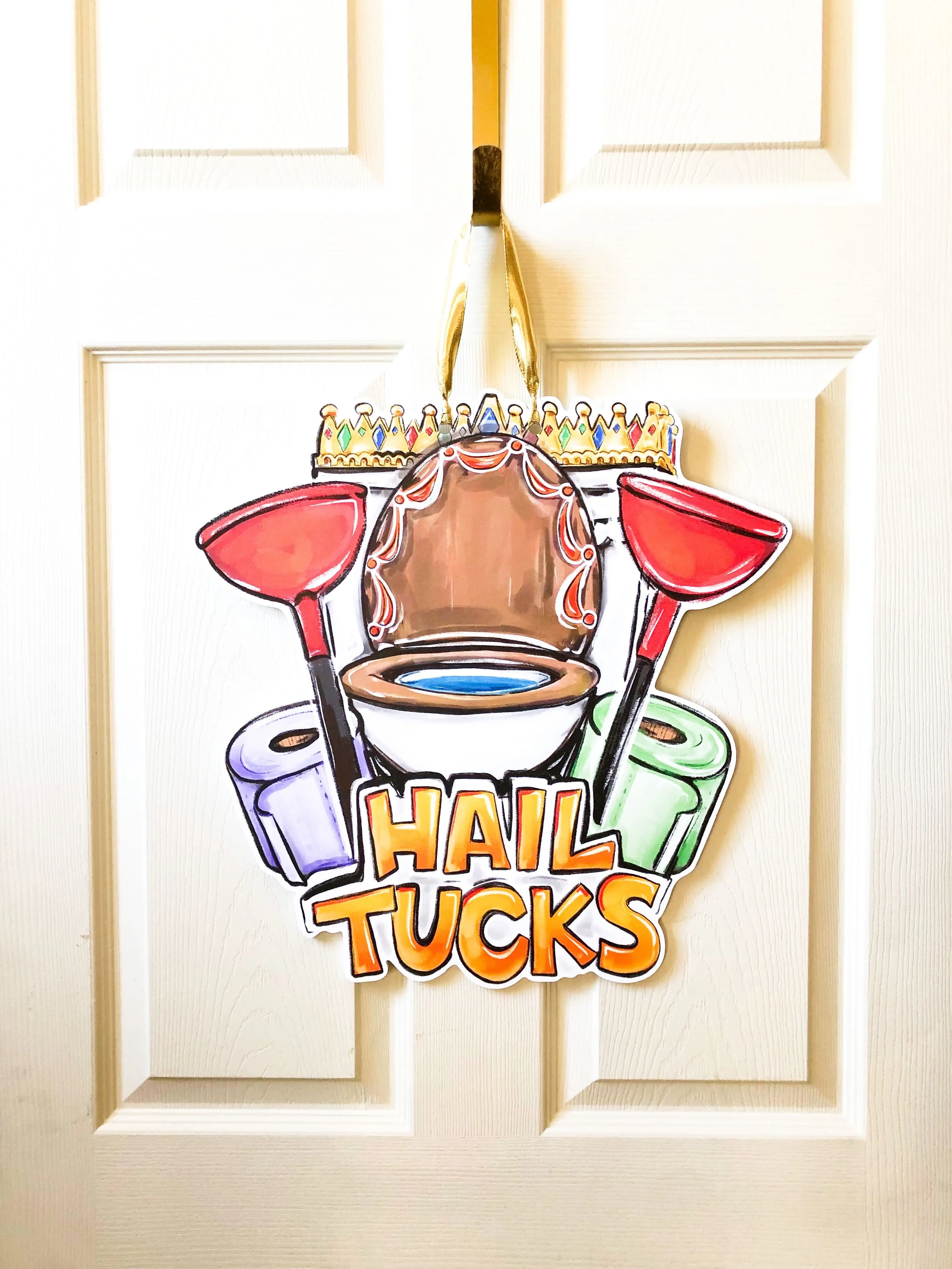 Hail Tucks Door Hanger