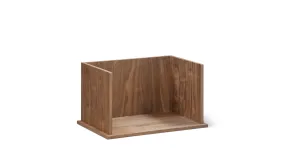 Keep Stacking Storage System, Open, Walnut