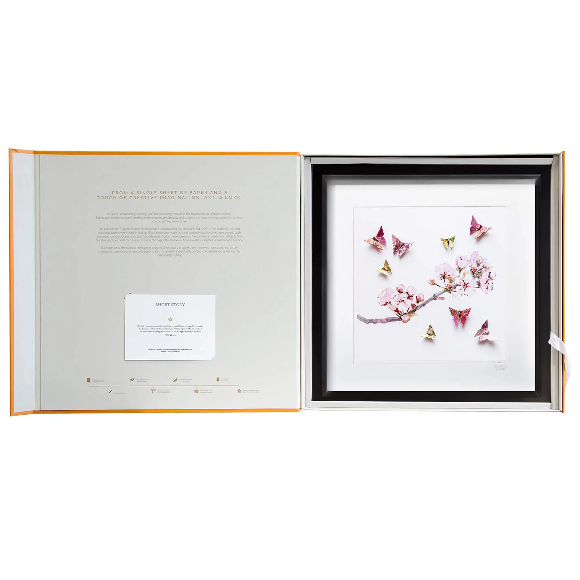 Large Black Frame Plum Blossom