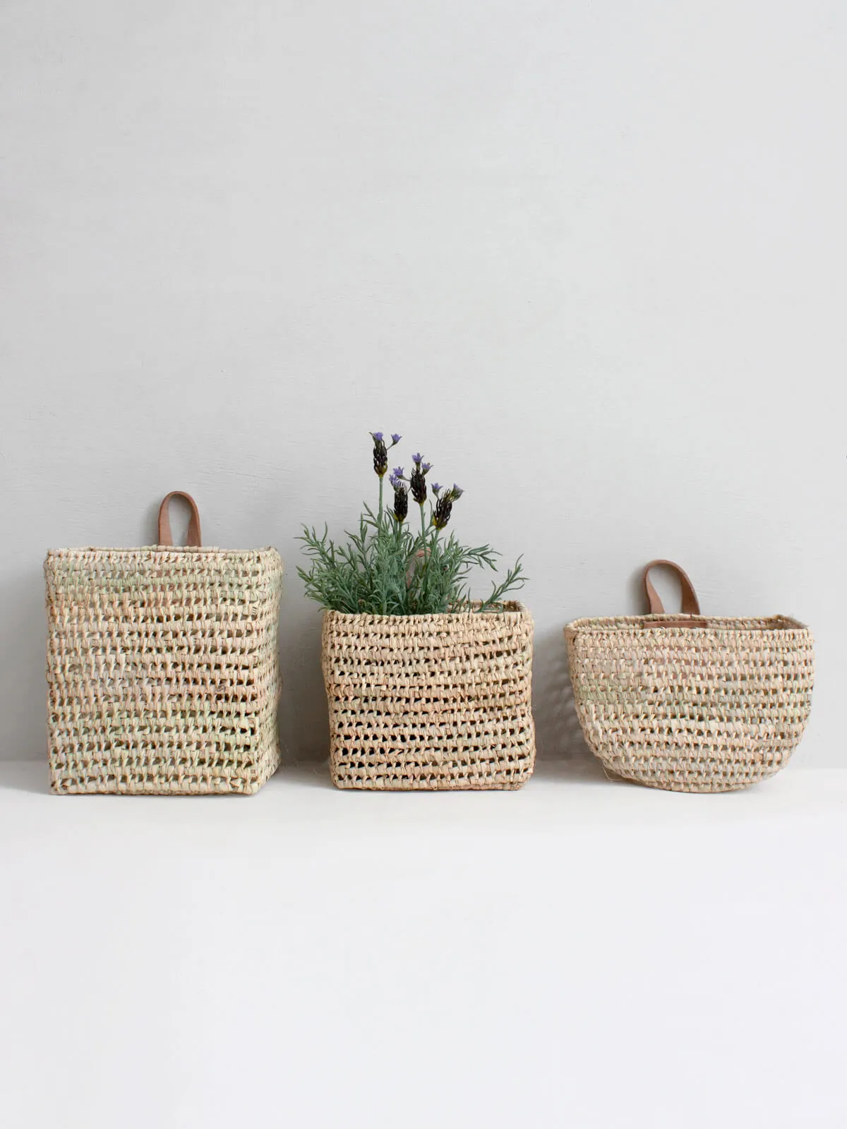 Mini Wall Baskets, Set of 3