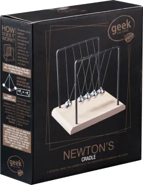 Newtons Cradle with Beach Timber