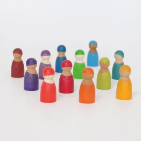 Rainbow friends peg people