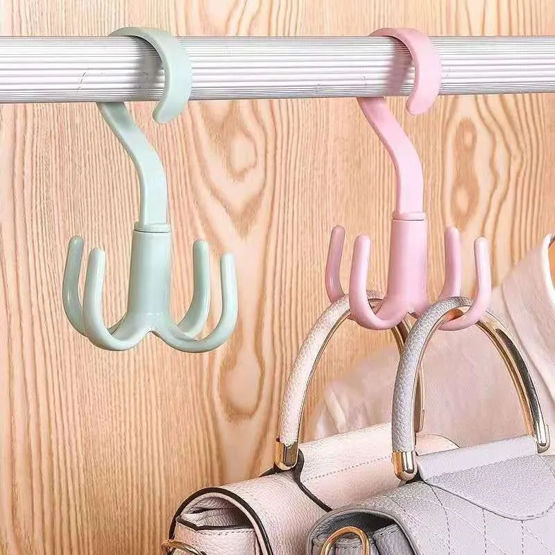 Rotating Four-Claw Wardrobe Organizer Hanger