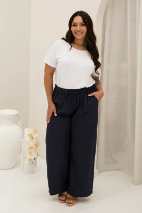 Samara Pant in Regatta Tencel