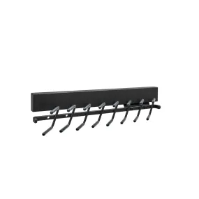 Sidelines / CTRSL-14-MB-1 / Sidelines Sliding Tie Rack For Custom Closet Systems