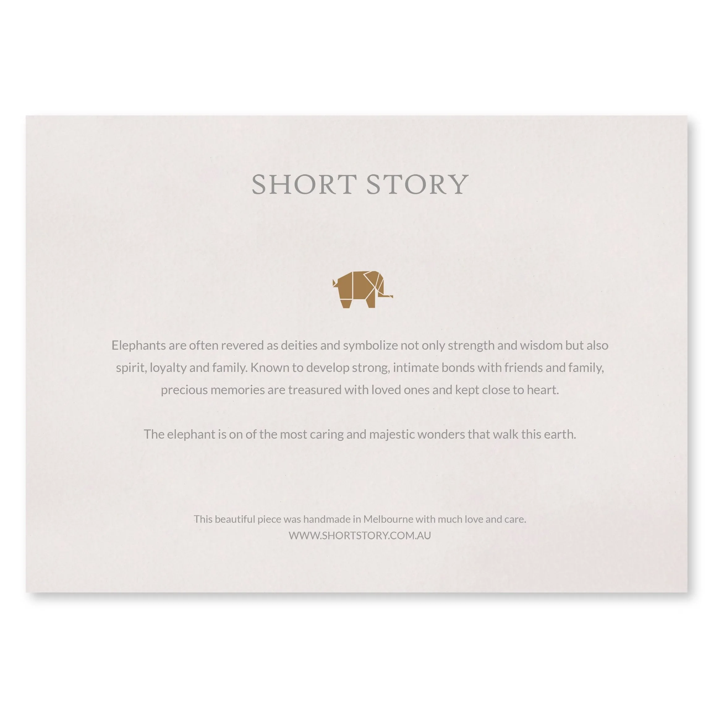 Small White Frame Happy Elephant Pink