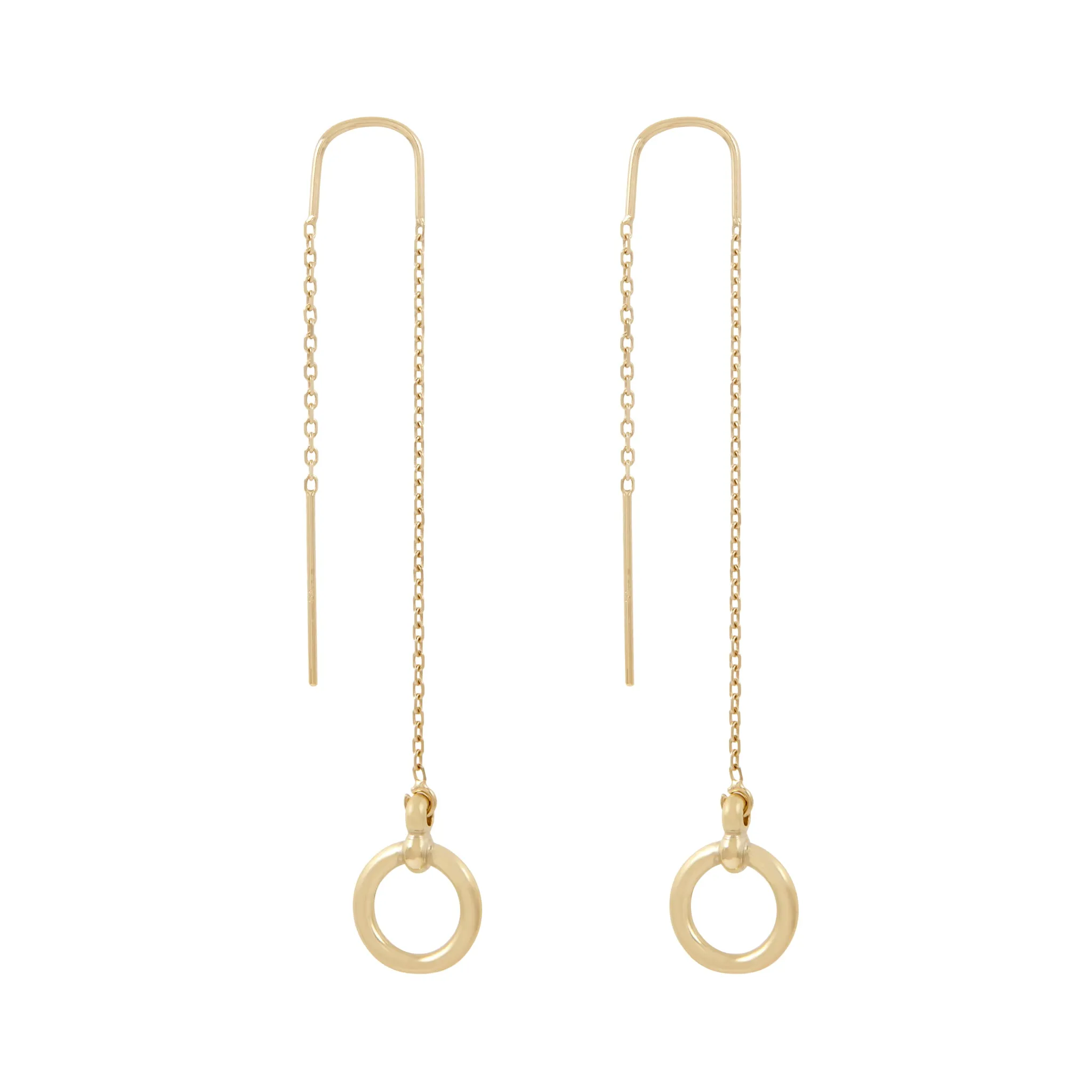 Sura Drop Earrings - Solid Gold