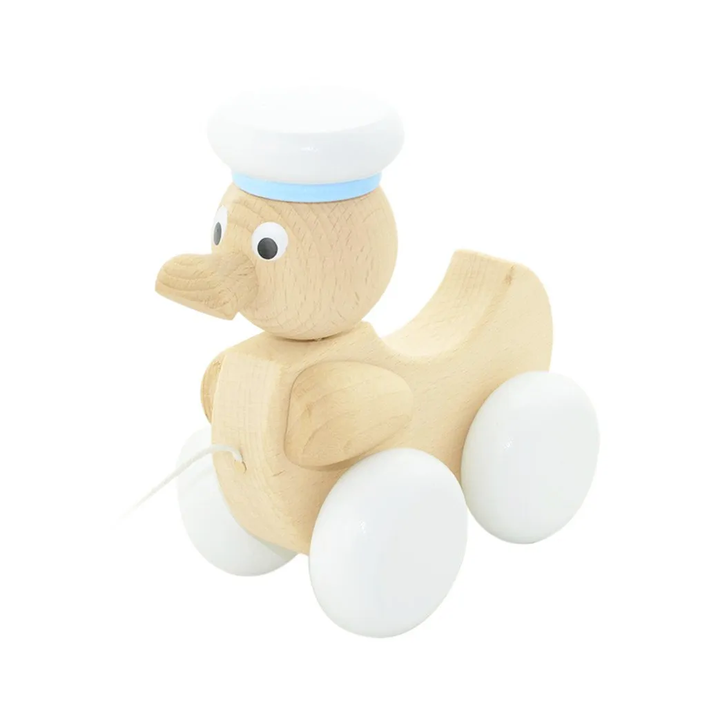 Wooden Pull Along Toy Duck - Austin