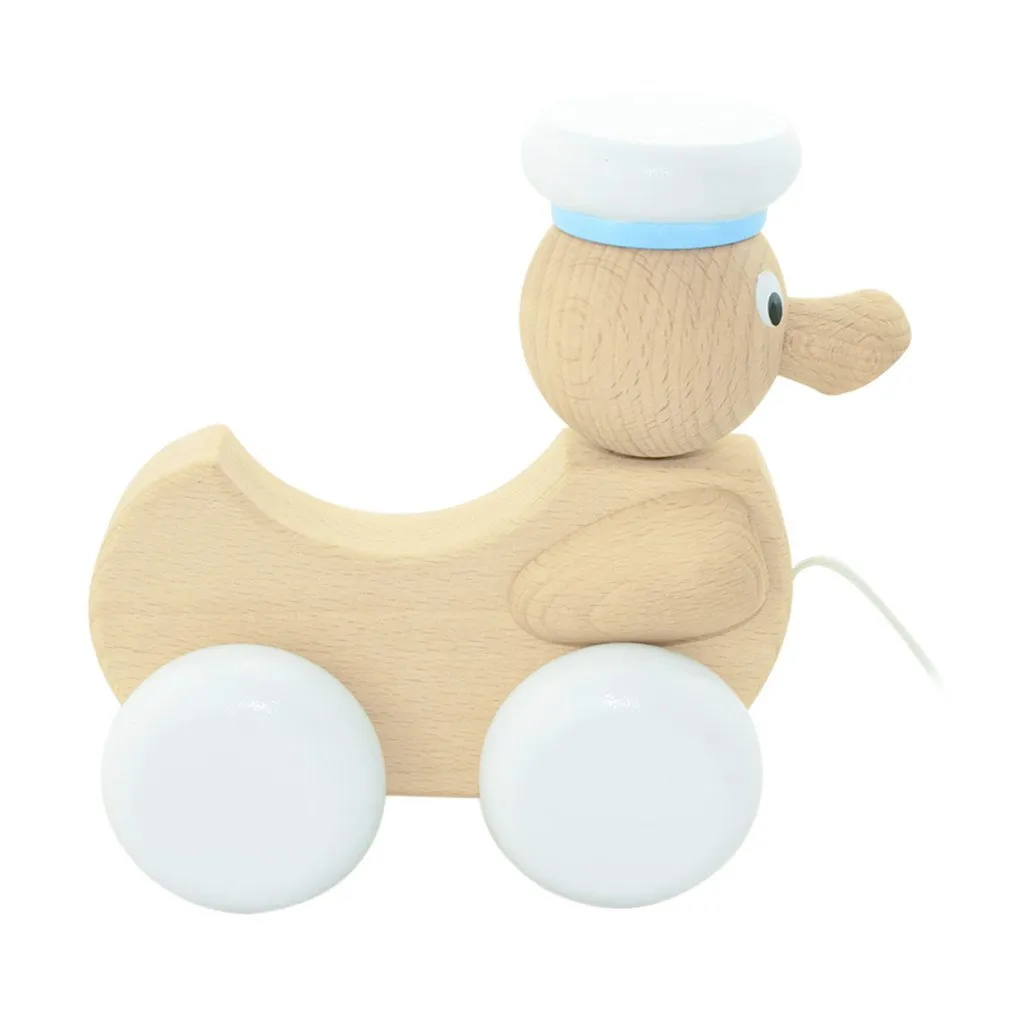 Wooden Pull Along Toy Duck - Austin