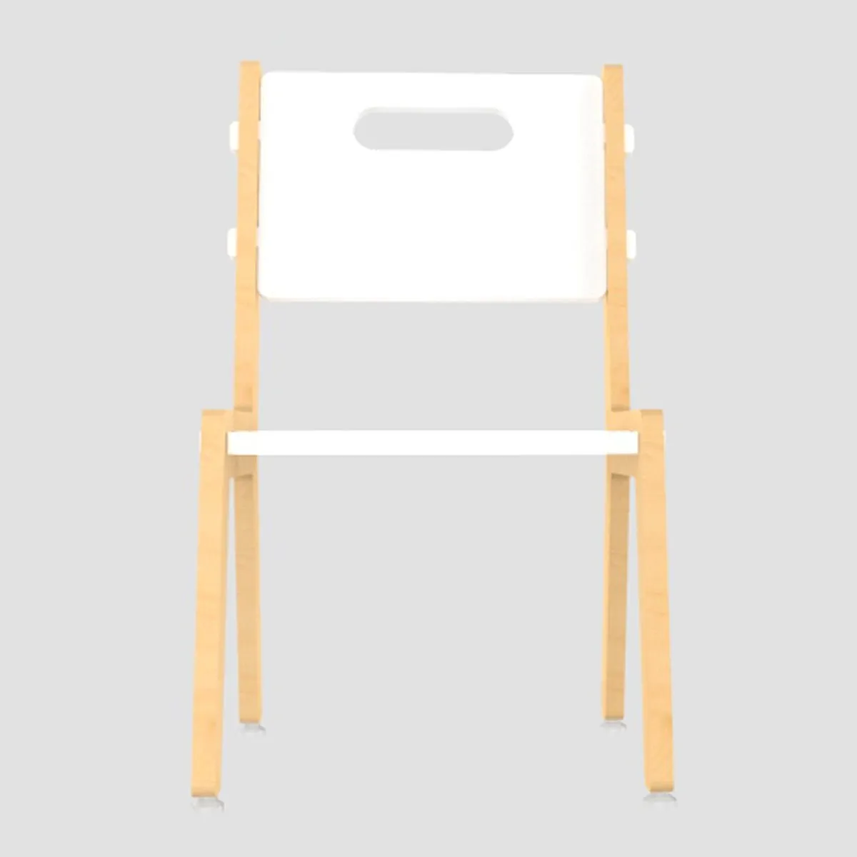 X&Y Grey Guava Chair - White